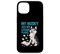 Mi Husky se comió mis Planes de lecciones Maestros Amantes de los Perros Carcasa para iPhone 13