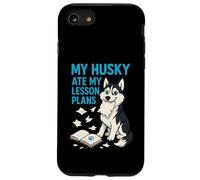 Mi Husky se comió mis Planes de lecciones Maestros Amantes de los Perros Carcasa para iPhone SE (2020) / 7/8
