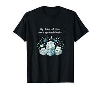 Mi Idea de Divertido más Hojas de cálculo diseño de Ciencia de Datos Camiseta