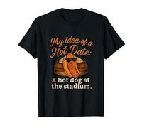 Mi idea de un gráfico de hot dog de béisbol de citas calientes Camiseta