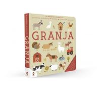 Mi imaginario interactivo - Granja: Primeras palabras, formas, números, colores..., y texturas y solapas para tocar y sentir (Libros de cartón con solapas)