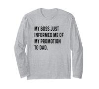 Mi Jefe me Acaba de informar de mi Ascenso a papá - Promocionado Manga Larga