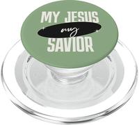 Mi Jesús, mi Salvador, la fe Cristiana, la Biblia Inspirada en la Indumentaria PopSockets PopGrip para MagSafe