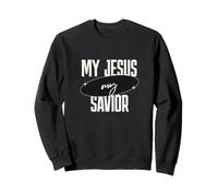Mi Jesús, mi Salvador, la fe Cristiana, la Biblia Inspirada en la Indumentaria Sudadera