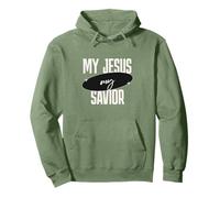 Mi Jesús, mi Salvador, la fe Cristiana, la Biblia Inspirada en la Indumentaria Sudadera con Capucha
