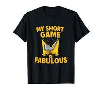 Mi Juego Corto es Fabulous Golf Pop Art Wedge Club Camiseta
