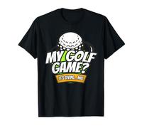 Mi Juego de Golf Mid | Chistes Divertidos de golfistas | Cita de Memes de Golf Camiseta