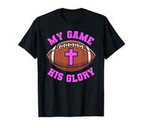 Mi Juego Su Gloria Fútbol Jesús Biblia Religión Orar Dios Camiseta