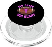 Mi Juego Su Gloria Fútbol Jesús Biblia Religión Orar Dios PopSockets PopGrip para MagSafe