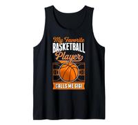 Mi Jugador de Baloncesto Favorito me Llama Gigi Matching Family Camiseta sin Mangas