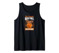 Mi Jugador de Baloncesto Favorito me Llama Nana Matching Family Camiseta sin Mangas