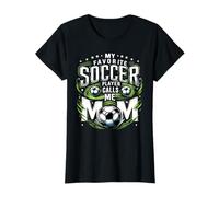Mi jugador de fútbol favorito me llama mamá lindo día de la madre Camiseta