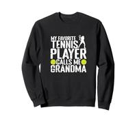 Mi jugador de tenis favorito me llama abuela Sudadera
