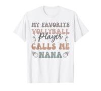 Mi jugador favorito de voleibol me llama nana abuela divertida Camiseta