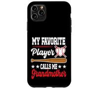 Mi Jugador Favorito me Llama Abuela béisbol Día de la Madre Carcasa para iPhone 11 Pro MAX