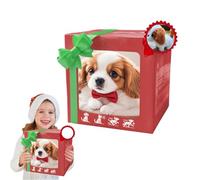 Mi Juguete de Peluche de Cachorro Robot Realista, Mascota de simulación con acciones realistas como Caminar, ladrar, Sentarse para niños y niñas, niños Brown