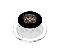 Mi Juramento Nunca expiró Patriotic Veteran Eagle 250th USA PopSockets PopGrip para MagSafe