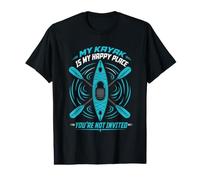 Mi Kayak es mi Lugar Feliz No estás invitado Camiseta gráfica económica