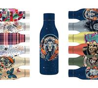 Mi Ko Mi Ka Botella de Agua de Acero Inoxidable - Botella Térmica Reutilizable de Diseño 550ml | Sin BPA | Mantiene 24H Frio / 12H Calor | Termo y Hermética - A Prueba de Fugas (León)