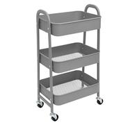 Mi Ko Mi Ka Estantería Metálica Modular de Almacenaje: Organización Versátil para Espacios Amplios y Compactos, 40x 30 x 70cm - 10Kg por Balda (Gris sin Asa)