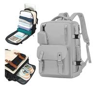 Mi Ko Mi Ka Mochila de Viaje Grande: Resistente al Agua, con Compartimento para Zapatos Separado, Puerto de Carga USB y Diseño Multifuncional Antirrobo. 2210 (266-004)