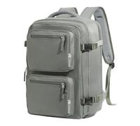 Mi Ko Mi Ka Mochila de Viaje Grande: Resistente al Agua, con Compartimento para Zapatos Separado, Puerto de Carga USB y Diseño Multifuncional Antirrobo. 2210 (Gris Oscuro 5188)