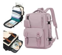 Mi Ko Mi Ka Mochila de Viaje Grande: Resistente al Agua, con Compartimento para Zapatos Separado, Puerto de Carga USB y Diseño Multifuncional Antirrobo. 2210 (266-006)