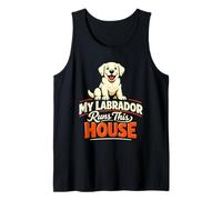 Mi Labrador Corre Esta casa, Divertido Labrador Camiseta sin Mangas
