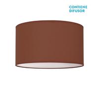 Mi lampara - plafon nicole marron topo 3xe27 (14x40d)