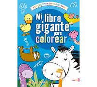 Mi Libro Gigante Para Colorear Azul