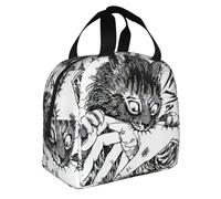 Mi Lindo Gato Tomie Junji Ito Manga de Terror Bolsa de Almuerzo aislada Bolsa de Nevera a Prueba de Fugas Bolsa de Almuerzo Bolsa de Almacenamiento de Alimentos al Aire Libre de la Escuela