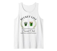 Mi lista de deseos club social jugador de golf y cubo de cerveza Camiseta sin Mangas