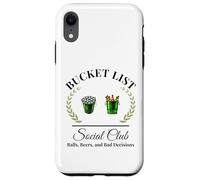 Mi lista de deseos club social jugador de golf y cubo de cerveza Carcasa para iPhone XR