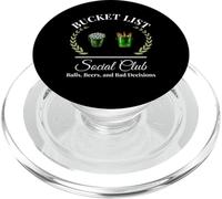 Mi lista de deseos club social jugador de golf y cubo de cerveza humor PopSockets PopGrip para MagSafe