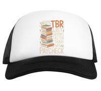 Mi Lista De Tbr Crece Más Rápido Gorra De Béisbol Snapback Blanca Unisex Unisex White Snapback Baseball Cap