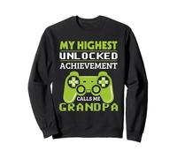 Mi Logro Desbloqueado más Alto me Llama Abuelo Gamer Sudadera