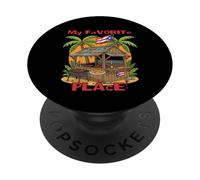 Mi Lugar Favorito Chinchorro puertorriqueño PopSockets PopGrip Adhesivo