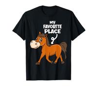 Mi Lugar Favorito: Divertido Amante de los Caballos Camiseta