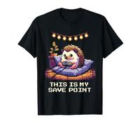 Mi lugar seguro | Cozy Pixel Art Retro Vibes Camiseta