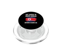 Mi Madre es norcoreana, Corea del Norte, Bandera del Orgullo, raíces patrimoniales PopSockets PopGrip para MagSafe