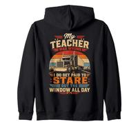 Mi Maestro Estaba Equivocado Miro por la Ventana Trucker Life Sudadera con Capucha