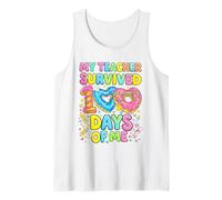 Mi Maestro sobrevivió 100 días de mí Donut Maestros Estudiantes Camiseta sin Mangas