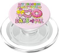 Mi Maestro sobrevivió 100 días de mí Donut Maestros Estudiantes PopSockets PopGrip para MagSafe