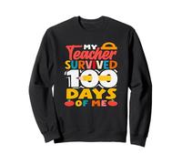 Mi Maestro sobrevivió 100 días de mí Escuela lápiz niño Sudadera