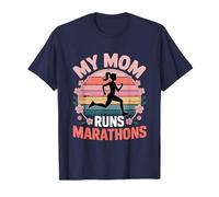 Mi Mamá Corre Maratones Hija Corriendo Camiseta