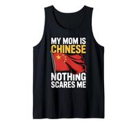 Mi mamá es China Nada me Asusta Camiseta sin Mangas