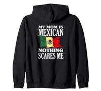 Mi mamá es Mexicana Nada me Asusta Sudadera con Capucha