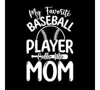 Mi mamá jugadora de béisbol favorita, diseño de béisbol Pegatinas de tallado fino 50.4x80.6cm No daña la superficie de la pared Blanco