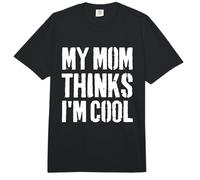 Mi Mamá Piensa Que Soy Fresco Divertido Adolescente Divertido Nerd Comfort Colors Adult Heavyweight T-Shirt