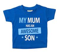 Mi mamá tiene una impresionante son disponible en tamaños camiseta para bebé 0 - 6 meses a 14 - 15 años varios colores día de la madre azul azul Talla:5-6 años